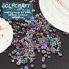 Olycraft 150G 15 Styles AB Color Plated 3D Nail Art Glass Mini Ball Beads MRMJ-OC0003-95-4