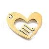 201 Stainless Steel Pendants STAS-A116-01G-08-1