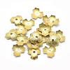 Brass Bead Caps KK-G319-09C-RS-1