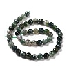 Natural Moss Agate Beads Strands G-E571-21B-3