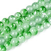 Baking Paint Glass Beads Strands DGLA-N015-6mm-09-1