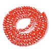 Electroplate Glass Beads Strands EGLA-A044-P2mm-B03-3