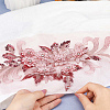 Flower Blossom Sequin Appliques DIY-WH0407-01-3