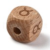 Natural Wood Constellation Beads WOOD-M002-02-2