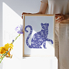 Self-Adhesive Silk Screen Printing Stencil DIY-WH0338-289-5