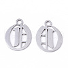 201 Stainless Steel Pendants STAS-N091-40O-2