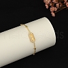 Brass Oval Link Bracelets XB4113-1-2