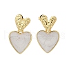 Brass Dangle Stud Earrings EJEW-F359-12G-02-2