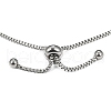 Tarnish Resistant Adjustable 304 Stainless Steel Slider Bracelets Making X-STAS-T050-031P-2