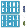Acrylic Earring Handwork Template DIY-WH0359-068-1