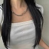 Star Alloy Curb Chain Necklaces for Women FS-WGED23F-01-2