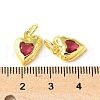 Brass Micro Pave Cubic Zirconia Pendants KK-U067-10G-02-3