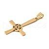 304 Stainless Steel Pendants STAS-R171-06G-2