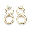Rack Plating Alloy Pendants PALLOY-T077-65LG-RS-2
