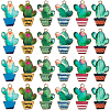 SUNNYCLUE 36pcs 6 styles Alloy Enamel Pendants ENAM-SC0005-52-1