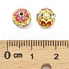 Brass Rhinestone Beads KK-Q080-01C-3