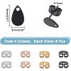 Unicraftale PVD Vacuum Plating Stainless Steel Stud Earring Findings STAS-UN0020-07-4