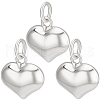 Beebeecraft 3Pcs 925 Sterling Silver Pendants STER-BBC0007-91-1