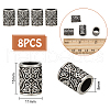Unicraftale 8Pcs 316 Surgical Stainless Steel European Beads STAS-UN0061-39-4