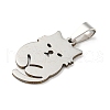 Non-Tarnish 304 Stainless Steel Pendants STAS-H184-20P-2