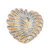 Brass Micro Pave Cubic Zirconia Pendants KK-A241-08G-1