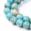 Natural Howlite Beads Strands X-G-L555-02-6mm-14