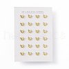Vacuum Plating 304 Stainless Steel Tiny Butterfly Stud Earrings for Women EJEW-P212-10G-3