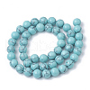 Synthetic Turquoise Beads Strands G-S295-11A-8mm-2