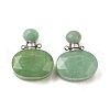 Natural Mixed Stone Perfume Bottle Pendants G-L623-07P-2