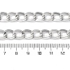 304 Stainless Steel Twisted Chain Necklaces NJEW-R026-31P-5