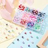 300Pcs 12 Colors ABS Plastic Bead KY-CJ0001-68-6