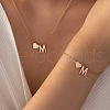Heart Brass Pendant Necklaces & Charm Bracelets Sets FS-WGFCFF7-02-1