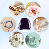 Beebeecraft Velvet Jewelry Drawstring Gift Bags ABAG-BBC0001-10B-04-5