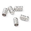 Non-Tarnish 201 Stainless Steel Cord End STAS-P327-02P-2