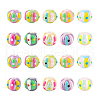   20Pcs 10 Colors Handmade Porcelain Beads PORC-PH0001-40-7