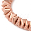 Matte Electroplated Synthetic Non-magnetic Hematite Beads Strands G-L606-F01-01C-2