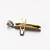 Men's Jewelry 201 Stainless Steel Cross Pendants X-STAS-F010-44G-2