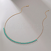 Chic Brass Enamel Link Chain Necklaces for Women BL9901-4