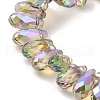 Electroplate Glass Beads Strands EGLA-B006-01A-FR01-3