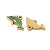 304 Stainless Steel Enamel Charms STAS-Z139-03G-08-2
