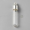Clear Glass Tube Wish Bottle Pendants FIND-WH0002-46A-1