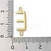 Rack Plating Brass Connector Charms KK-P245-07G-E-3