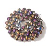 Transparent Electroplate Glass Bead Strands EGLA-P050-FR02-2