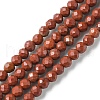 Natural Red Jasper Beads Strands G-F748-H01-01-1