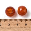 Natural Red Agate Gemstone European Beads G-N342-03N-3