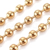PVD Vacuum Plating 304 Stainless Steel Ball Chains CHS-F009-01C-G-4