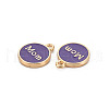 Mother's Day Alloy Enamel Charms ENAM-T016-11H-RS-3
