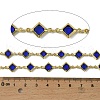 Brass Glass Rhombus Link Chains CHC-R001-05G-01-3