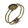 Rack Plating Brass Bangle Making KK-K277-10AB-2