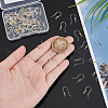 Unicraftale 80Pcs Eco-Friendly Plastic Earring Hooks STAS-UN0054-49-4